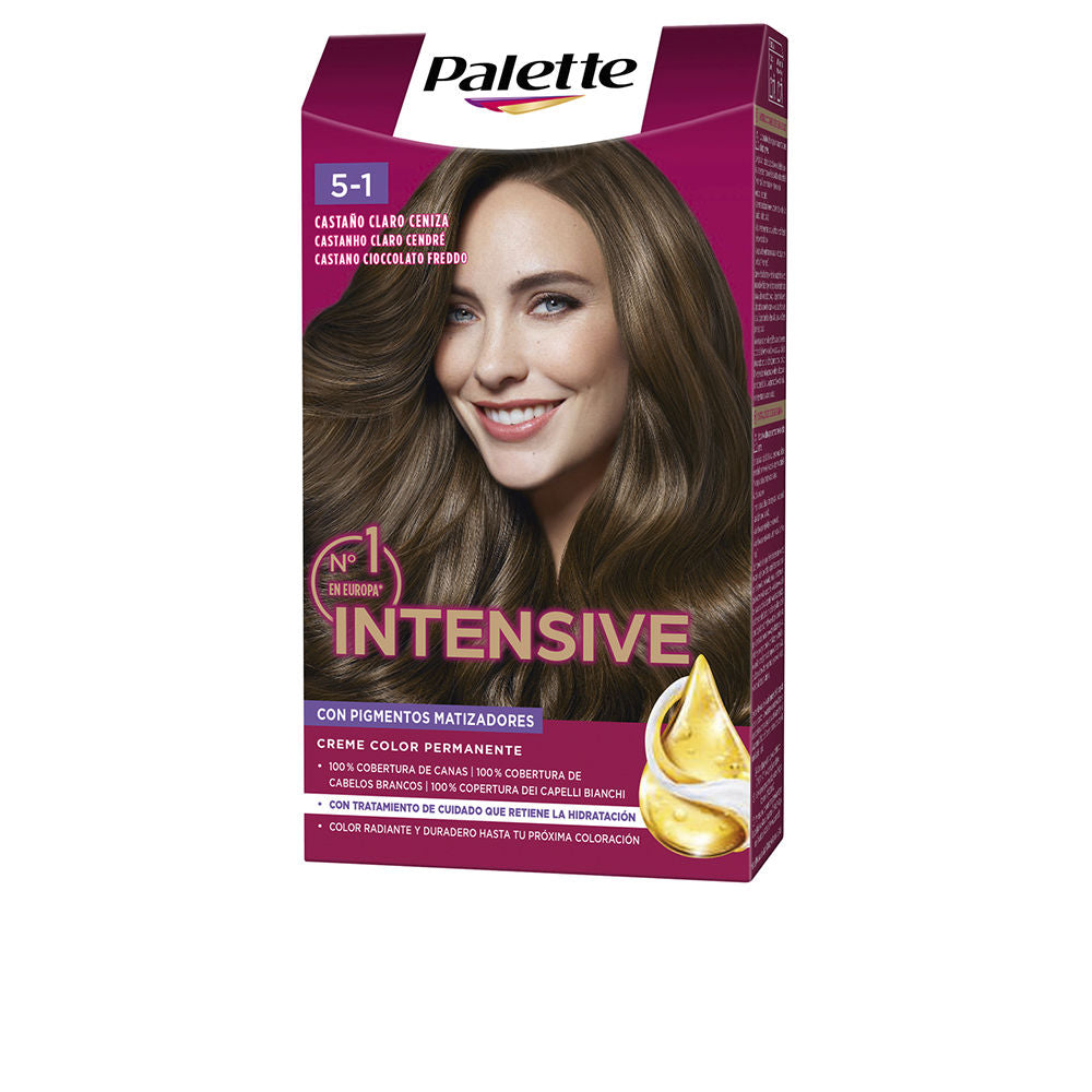 PALETTE INTENSIVE dye #5.1-light ash brown 1 unit