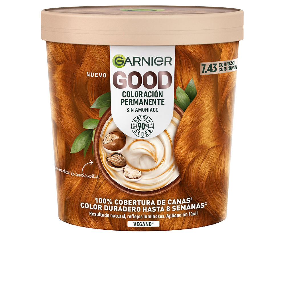 GOOD permanent color #7.43 turmeric copper 217 ml