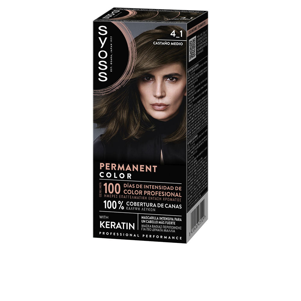 PERMANENT COLOR #4.1-Castaño Medio 1 u