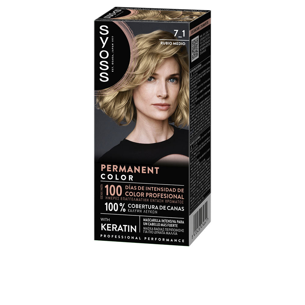 PERMANENT COLOR #7.1-Rubio Medio 1 u