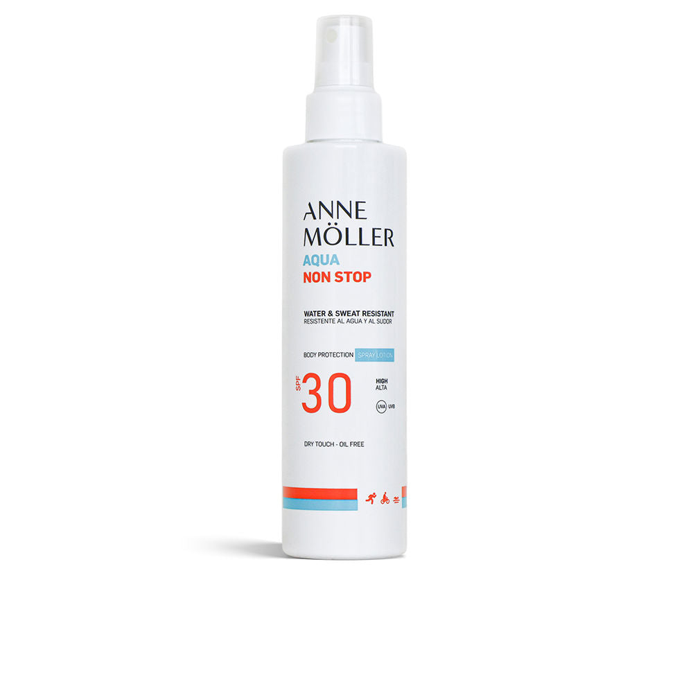 AQUA NON STOP water and sweat resistant spray lotion SPF30 175 ml