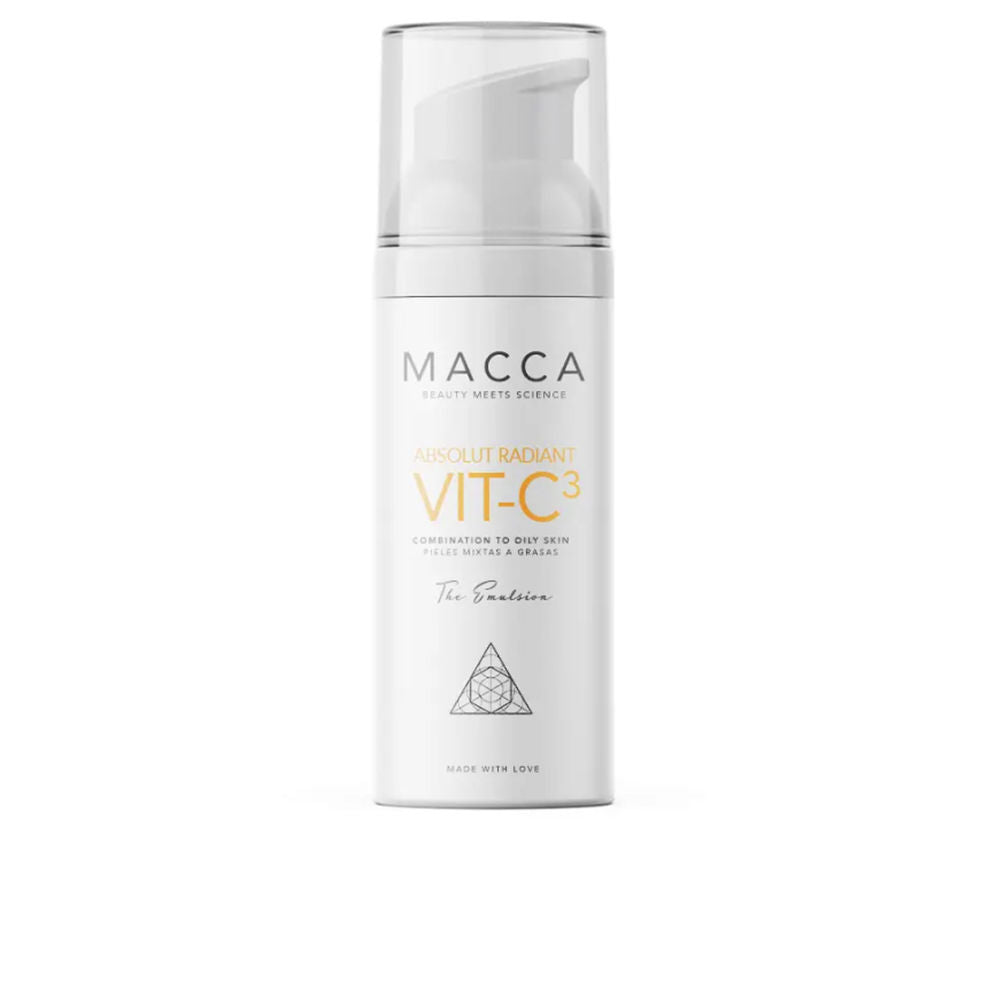 ABSOLUT RADIANT VIT-C3 emulsion combination to oily skin