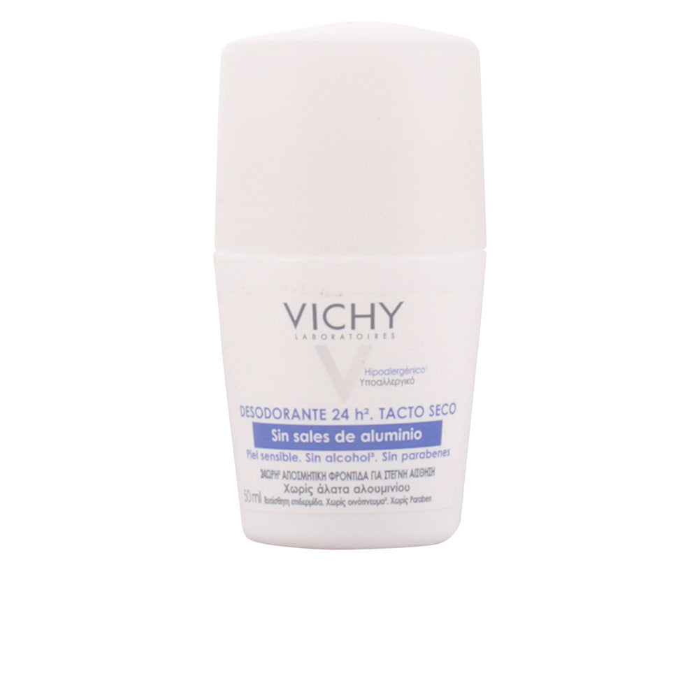 Roll-on deodorant without aluminum salts, 24h moisturizes and soothes sensitive skin, 50 ml