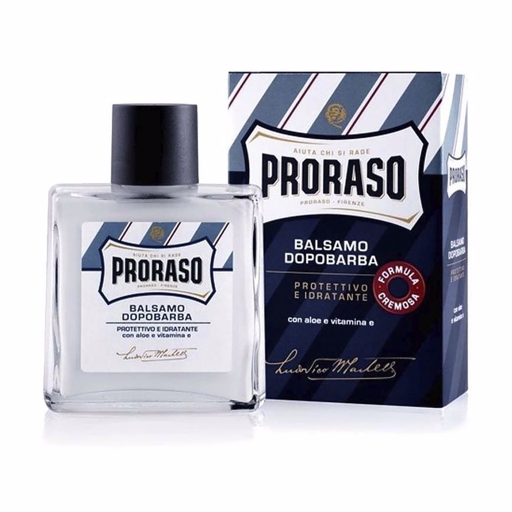 BLUE bálsamo after-shave aloe y vitamina E
