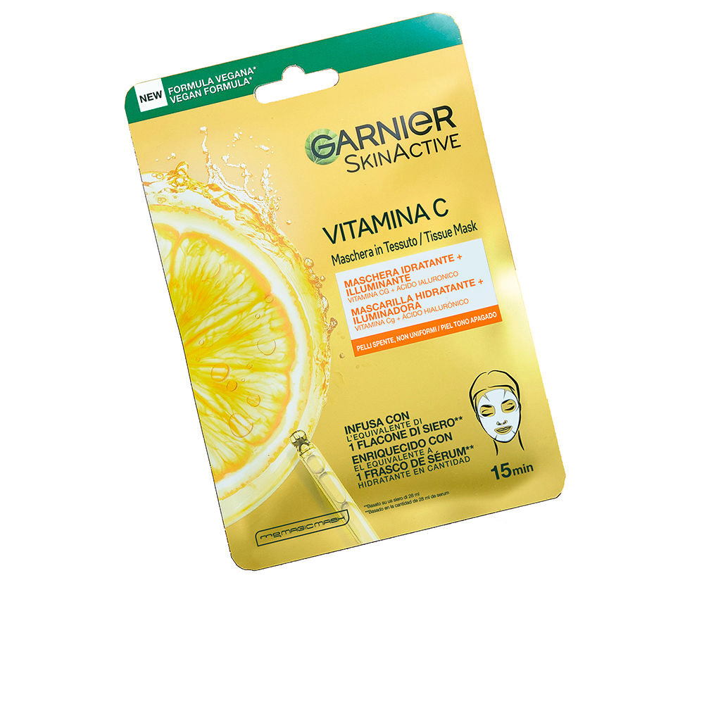 SKINACTIVE mascarilla vitamina c hidratante e iluminadora 1 u
