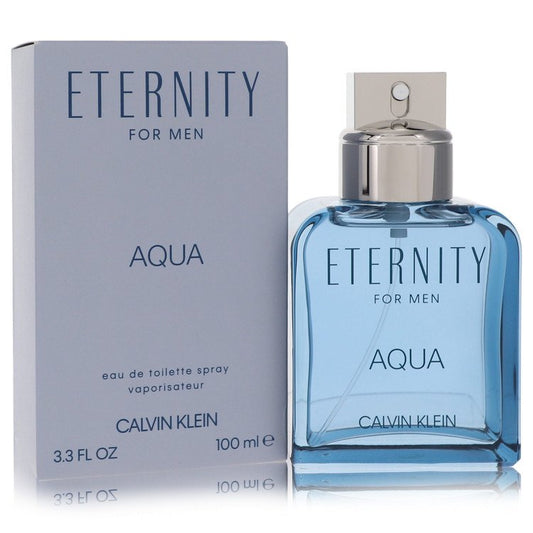 Eternity Aqua by Calvin Klein - Eau De Toilette Spray 3.4 oz