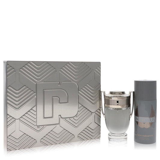 Invictus by Paco Rabanne - Gift Set -- 3.4 oz Eau De Toilette Spray + 5.1 oz Deodorant Spray