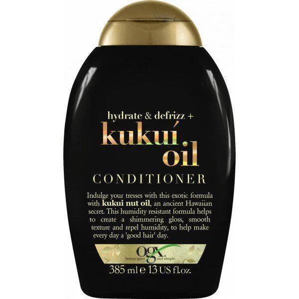 Après-shampooing anti-frisottis à l'huile de kukui Ogx 385 ml