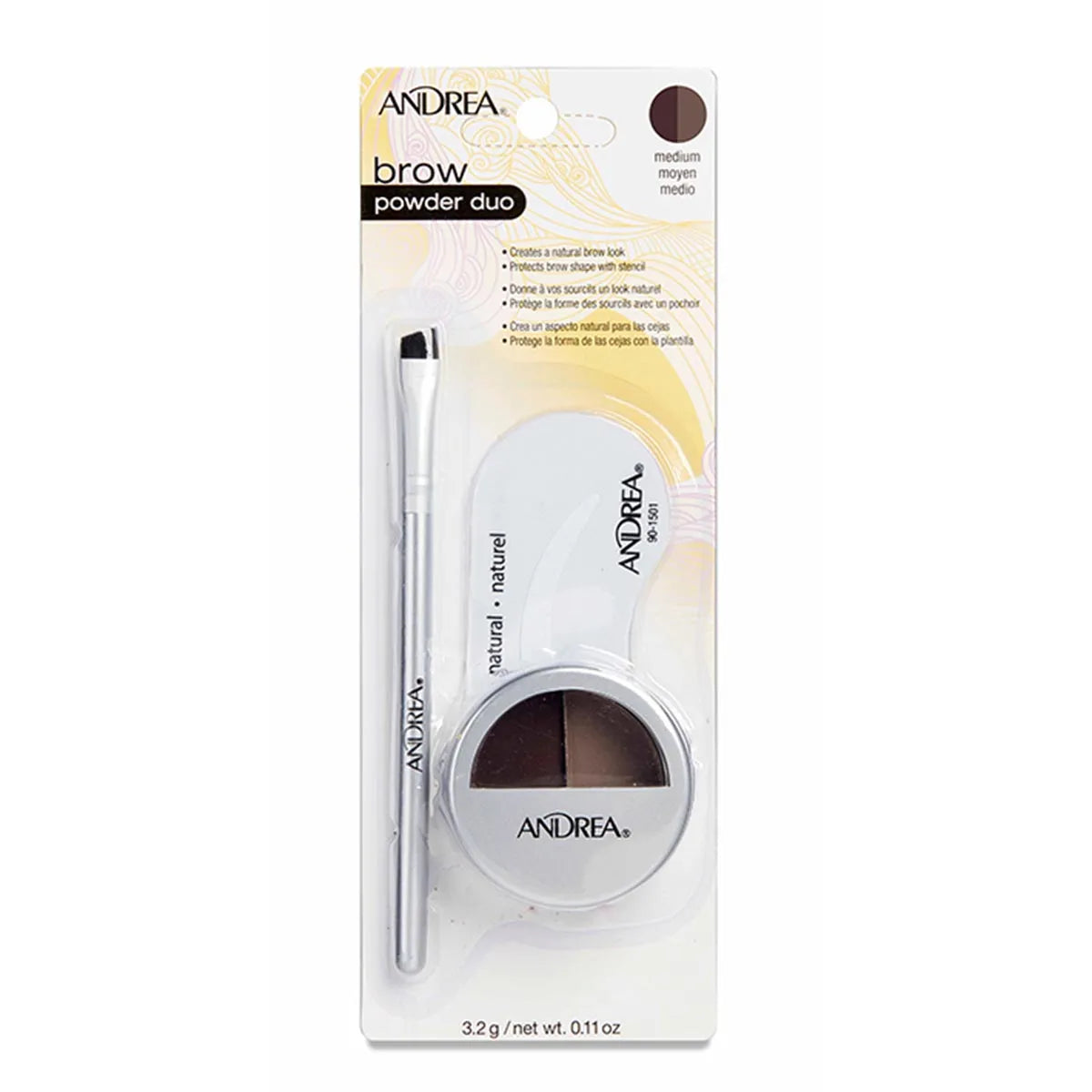 Eurostil Cejas Andrea Poudre Duo Marron Moyen 1un