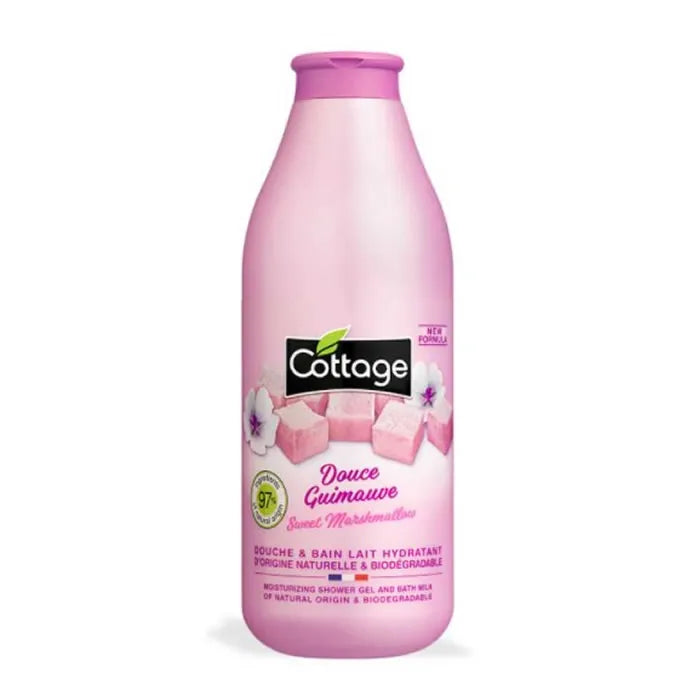 Gel douche Cottage Lait de Guimauve 750 ml