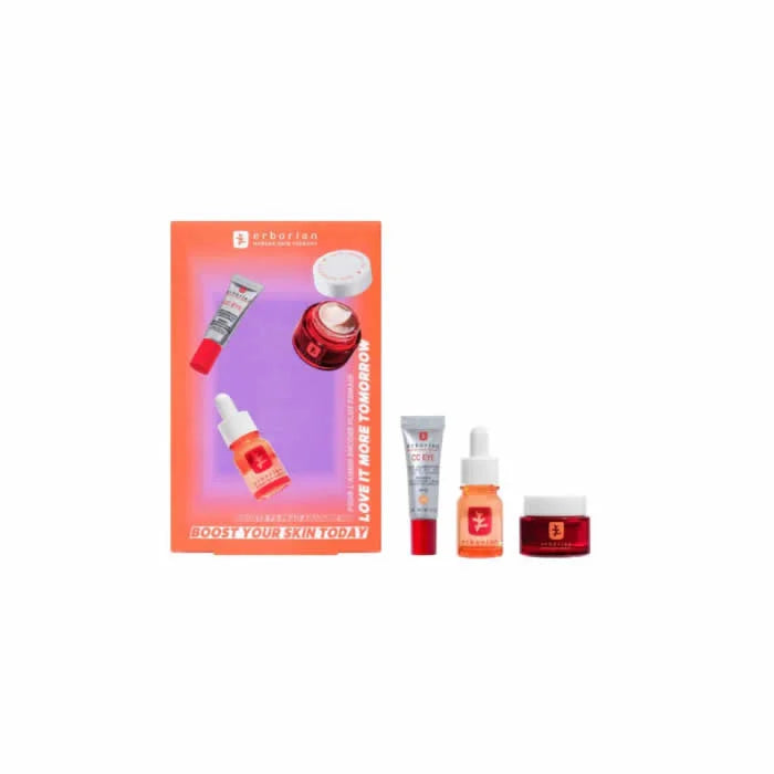 Coffret Erborian Skin Therapy Eye 15ml + CC Eye Doré 3ml, 3 pièces