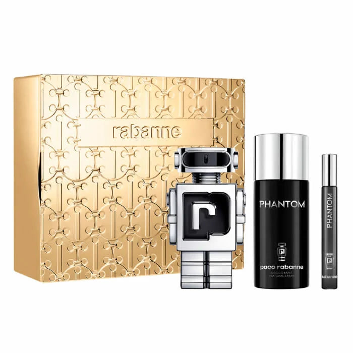 Rabanne Phantom Eau de Toilette Spray 100 ml 3-teiliges Set