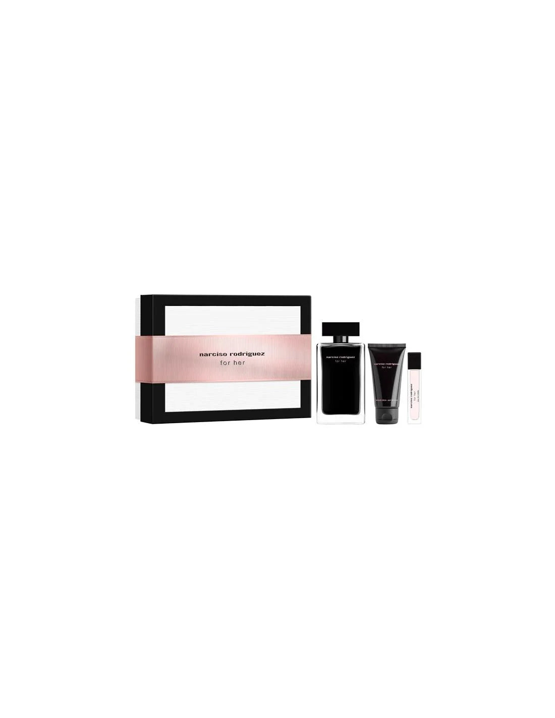 Set Narciso Rodriguez For Her Edt 50ml + Bodylotion 50ml + Edt 7,5ml