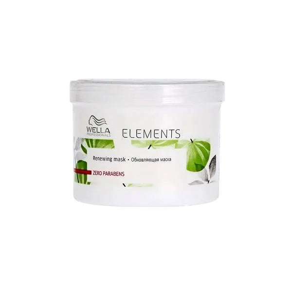 Masque régénérant Wella Elements sans paraben