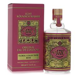 4711 Floral Collection Rose by 4711 - Eau De Cologne Spray (Unisex) 3.4 oz