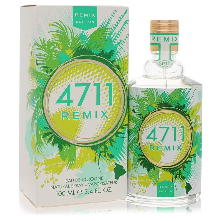 4711 Remix Green Oasis by 4711 - Eau De Cologne Spray (Unisex) 3.4 oz
