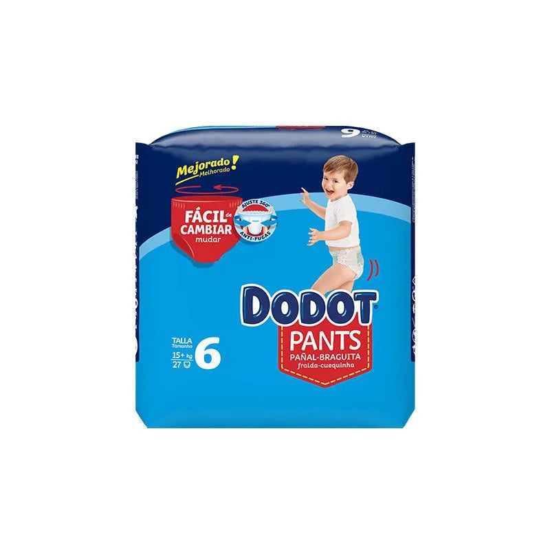 P Couches culottes Dodot Taille 6 27 unités