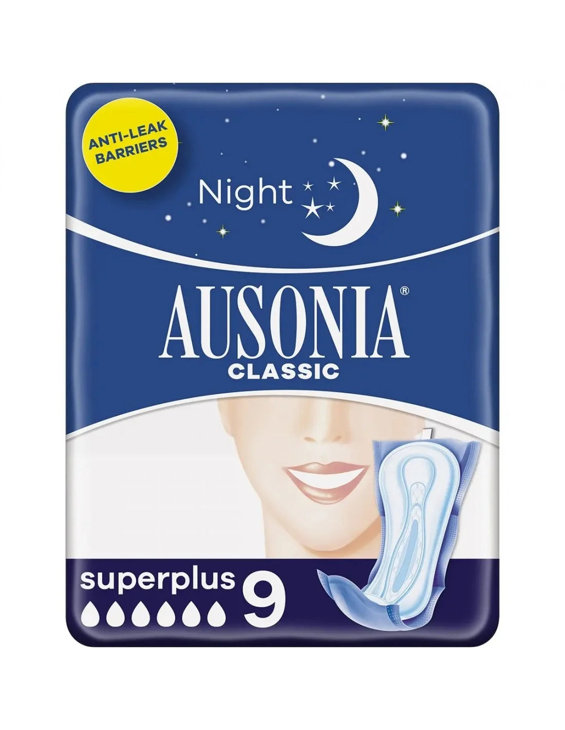 C Ausonia Azul Noche Superplus 9 Uds