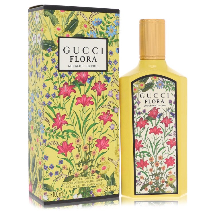 Flora Gorgeous Orchid by Gucci - Eau De Parfum Spray 1 oz