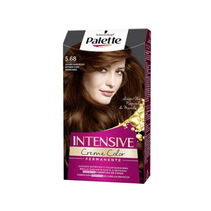 Coloration Crème Intensive Palette Schwarzkopf Teinte 5.68 Châtain clair cuivré