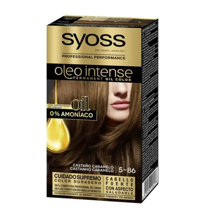 Syoss Oleo Intense Dauerhafte Haarfarbe 5-86 Karamellbraun