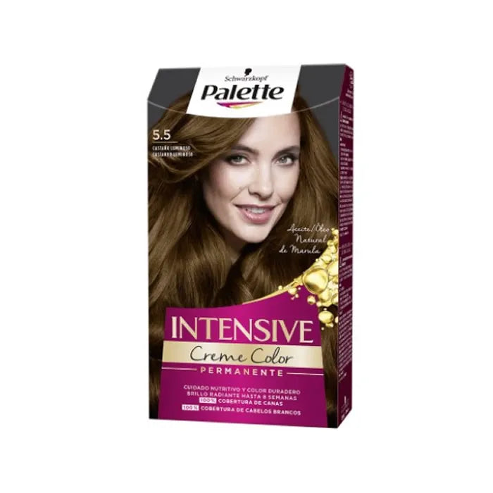 Schwarzkopf Palette Coloration Crème Intense Teinte 5.5 Châtain Lumineux
