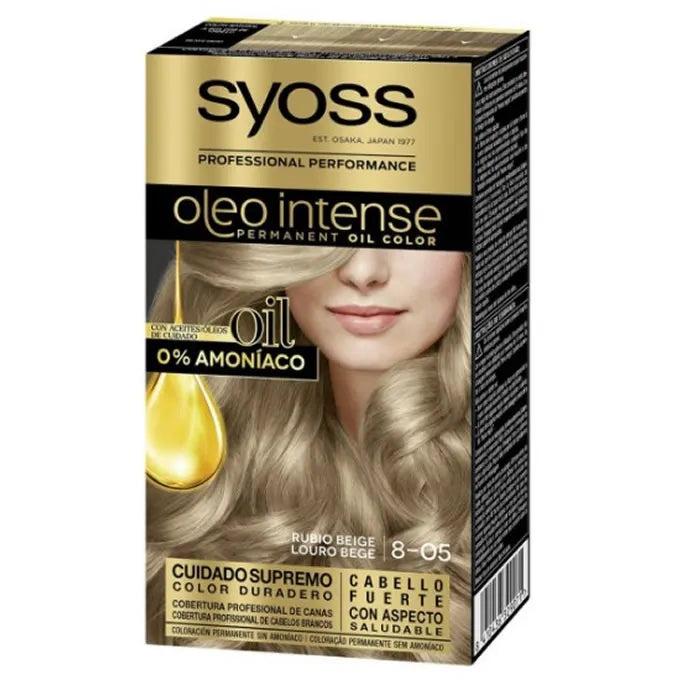 Syoss Oleo Intense Dauerhafte Coloration 8-05 Beige Blond