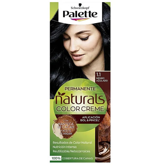 Schwarzkopf Palette Naturals Color Creme 1.1 Blauschwarz