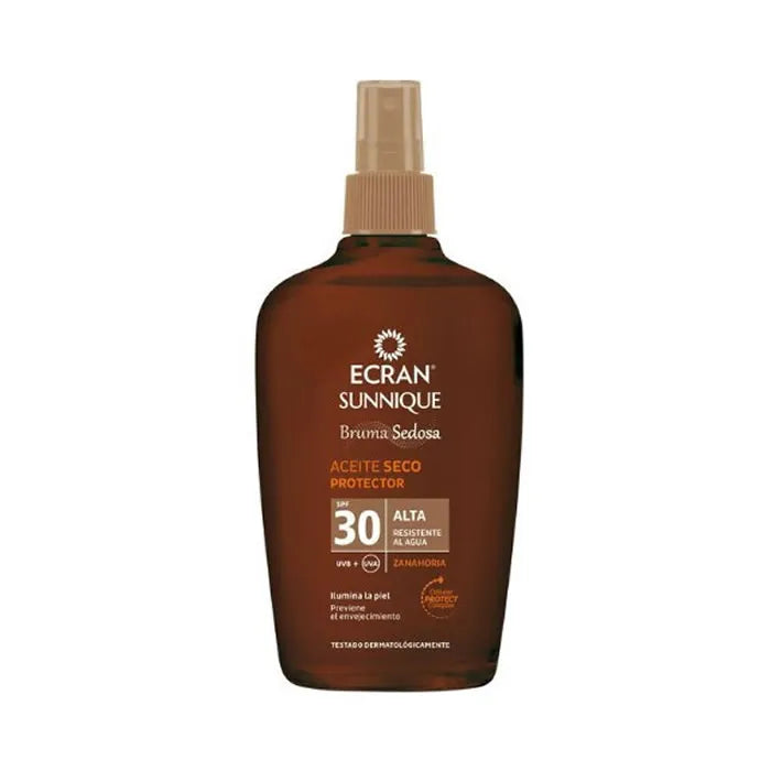 Ecran Sunnique Silky Mist Schützendes Trockenöl LSF30 100ml