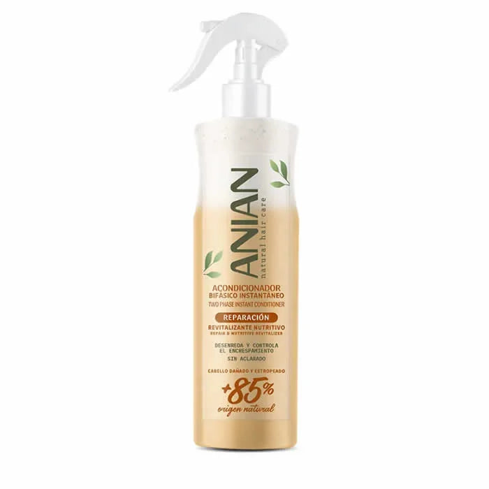 Après-shampooing instantané réparateur bi-phase Anian 400 ml