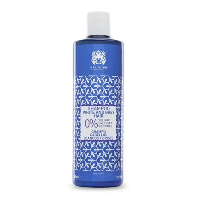 Shampooing Cheveux Blancs Et Gris Valquer 0% 400ml