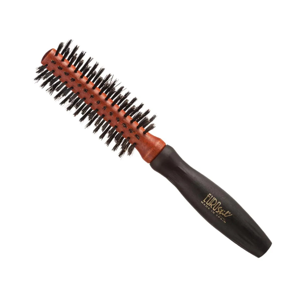 Eurostil Rundbürste Wildschweinborsten/Nylon Gummigriff 15 mm 1 Stk.
