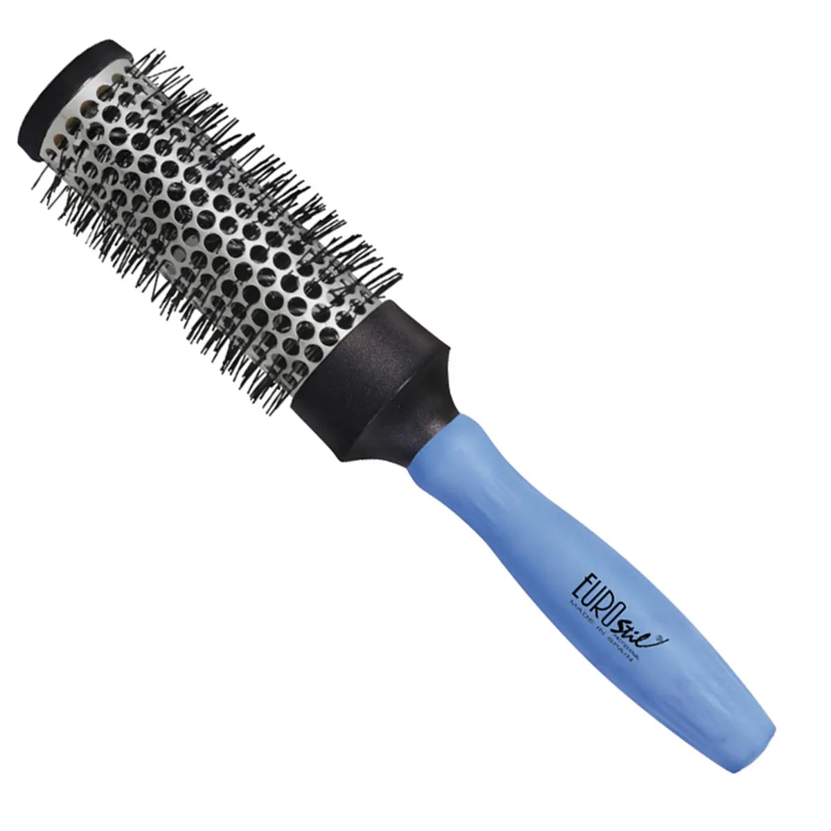 Brosse Professionnelle Thermique Manche Aluminium Eurostil 1un