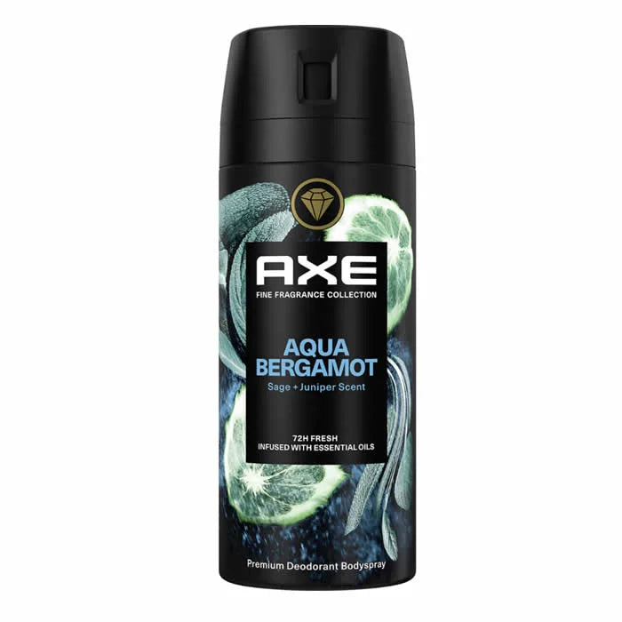 Déodorant spray corporel Axe Aqua Bergamot 150 ml