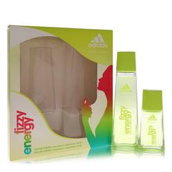 Adidas Fizzy Energy by Adidas - Gift Set -- 2.5 oz Eau De Toilette Spray + 1 oz Eau De Toilette Spray
