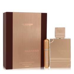 Al Haramain Amber Oud Gold Edition Extreme by Al Haramain - Gift Set 3.4 oz 3.4 Pure Perfume Spray + 0.34 oz Refillable Spray