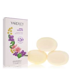 April Violets by Yardley London - 3 x 3.5 oz Soap 3.5 oz