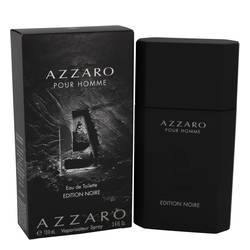 Azzaro Pour Homme Edition Noire by Azzaro - Eau De Toilette Spray 3.4 oz