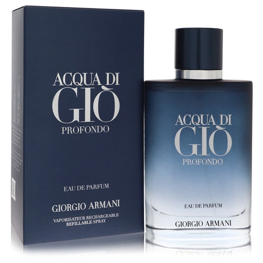 Acqua Di Gio Profondo von Giorgio Armani – Eau de Parfum Spray nachfüllbar 100 ml