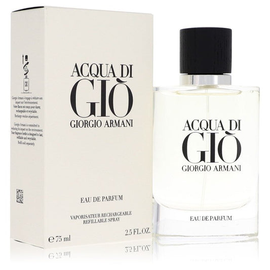 Acqua Di Gio by Giorgio Armani - Eau De Parfum Refillable Spray 2.5 oz