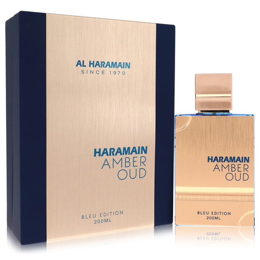 Al Haramain Amber Oud Bleu von Al Haramain – Eau de Parfum Spray mit nachfüllbarem Zerstäuber 200 ml