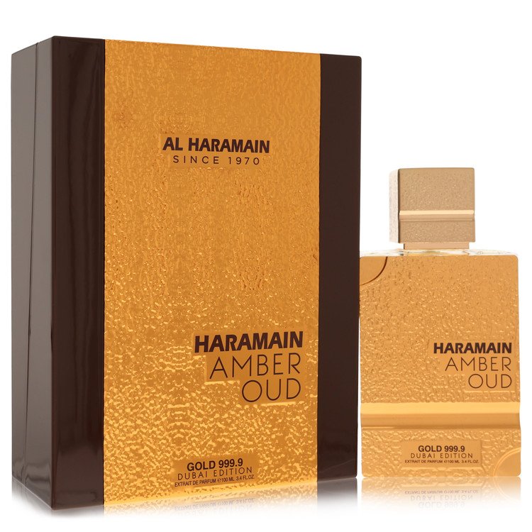 Al Haramain Amber Oud Gold 999.9 Dubai Edition by Al Haramain - Extrait De Parfum Spray 3.3 oz