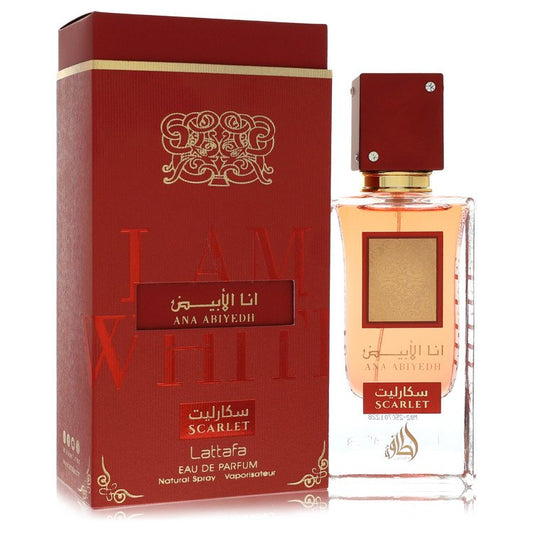 Ana Abiyedh I Am White Scarlet by Lattafa - Eau De Parfum Spray (Unisex) 2.0 oz
