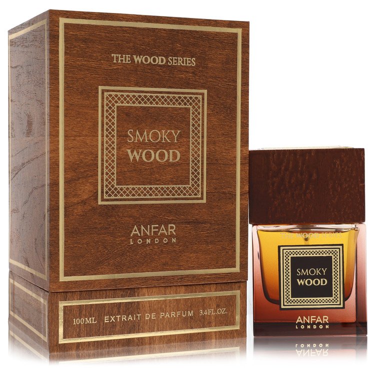 Anfar London Smoky Wood by Anfar - Extrait De Parfum Spray 3.4 oz