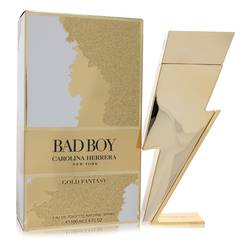 Bad Boy Gold Fantasy by Carolina Herrera - Eau De Toilette Spray 3.4 oz