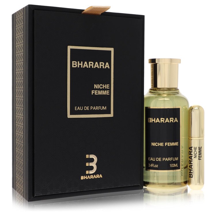 Bharara Niche Femme par Bharara Beauty - Eau de Parfum en vaporisateur + vaporisateur de voyage rechargeable 100 ml