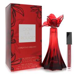 Christian Siriano Ooh La Rouge by Christian Siriano - Eau De Parfum Spray + 0.21 oz Red Lip Gloss 3.4 oz