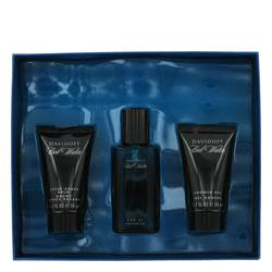 Cool Water by Davidoff - Gift Set -- 1.4 oz Eau De Toilette Spray +1.7 oz After Shave  Balm+ 1.7 oz Shower Gel