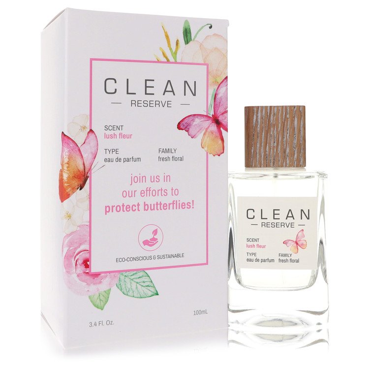 Clean Reserve Lush Fleur by Clean - Eau De Parfum Spray (Butterfly Edition) 3.4 oz