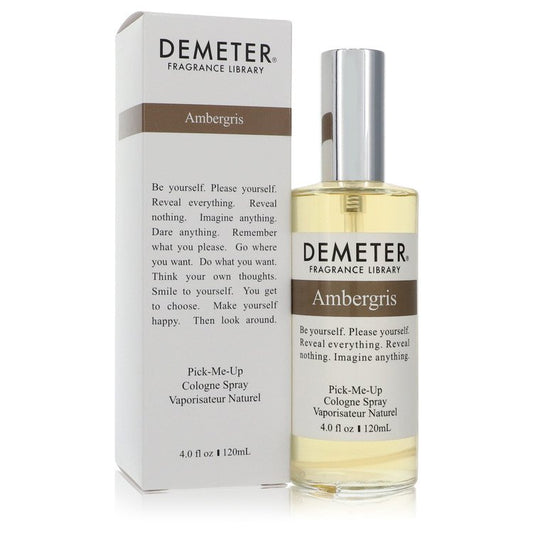Demeter Ambergris by Demeter - Pick Me Up Cologne Spray (Unisex) 4 oz